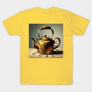 The Iron Brew: A Surreal Steep in Time T-Shirt